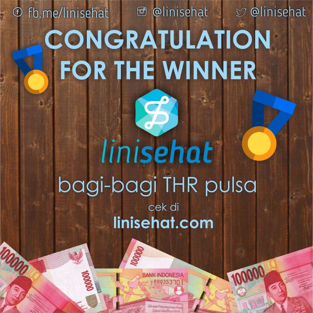 bagi-bagi thr linisehat winner