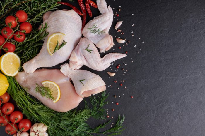 potongan daging ayam