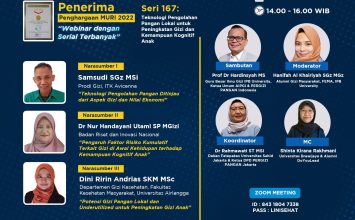 Teknologi Pengolahan Pangan Lokal untuk Peningkatan Gizi dan Kemampuan Kognitif Anak