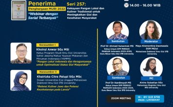 Kekayaan Pangan Lokal dan Kuliner Tradisional untuk Meningkatkan Gizi dan Kesehatan Masyarakat