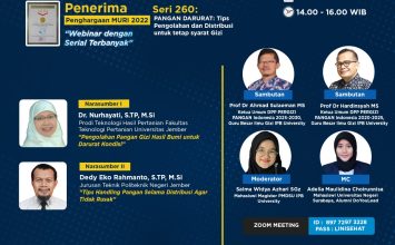 PANGAN DARURAT: Tips Pengolahan dan Distribusi untuk tetap syarat Gizi