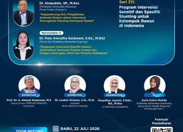 Program Intervensi Sensitif dan Spesifik Stunting untuk Kelompok Rawan di Indonesia